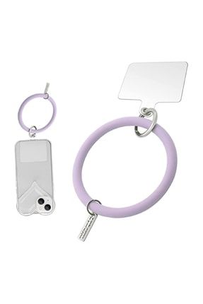 Telefon Askısı Düşme Ve Kaybolmaya Karşı Renkli Bileklik El Askısı Telefon Tutucu Z-Hanger01(T)-OriTr-Halka