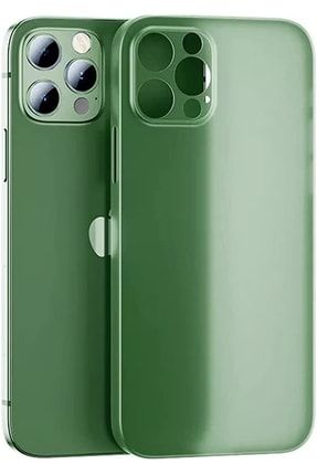 Iphone 13 Pro Kılıf Ultra Ince 0,2 Mm Slim Koruma Kılıfı Dzeko Yarı Sert Plastik Yeşil EF-59112448336