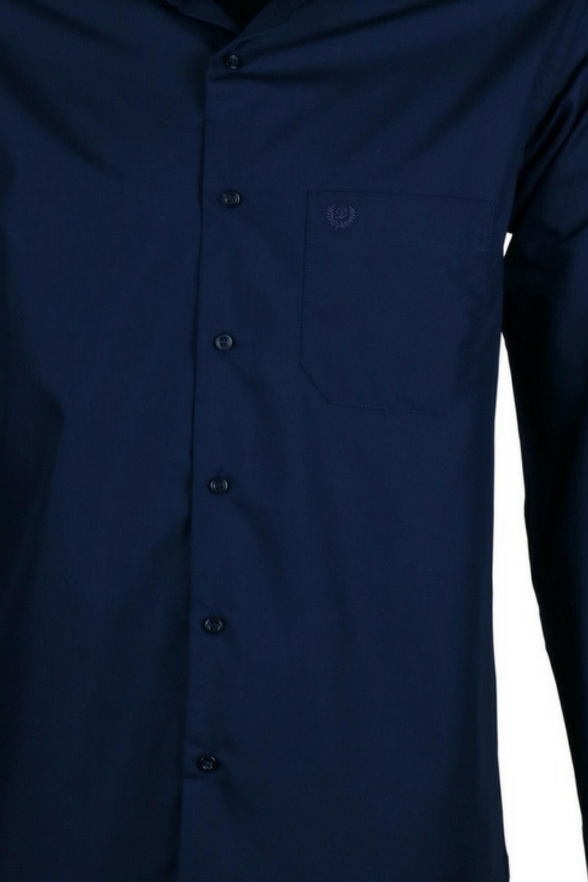 Modarar-Men's Navy Blue Shirt - RAR00240 4