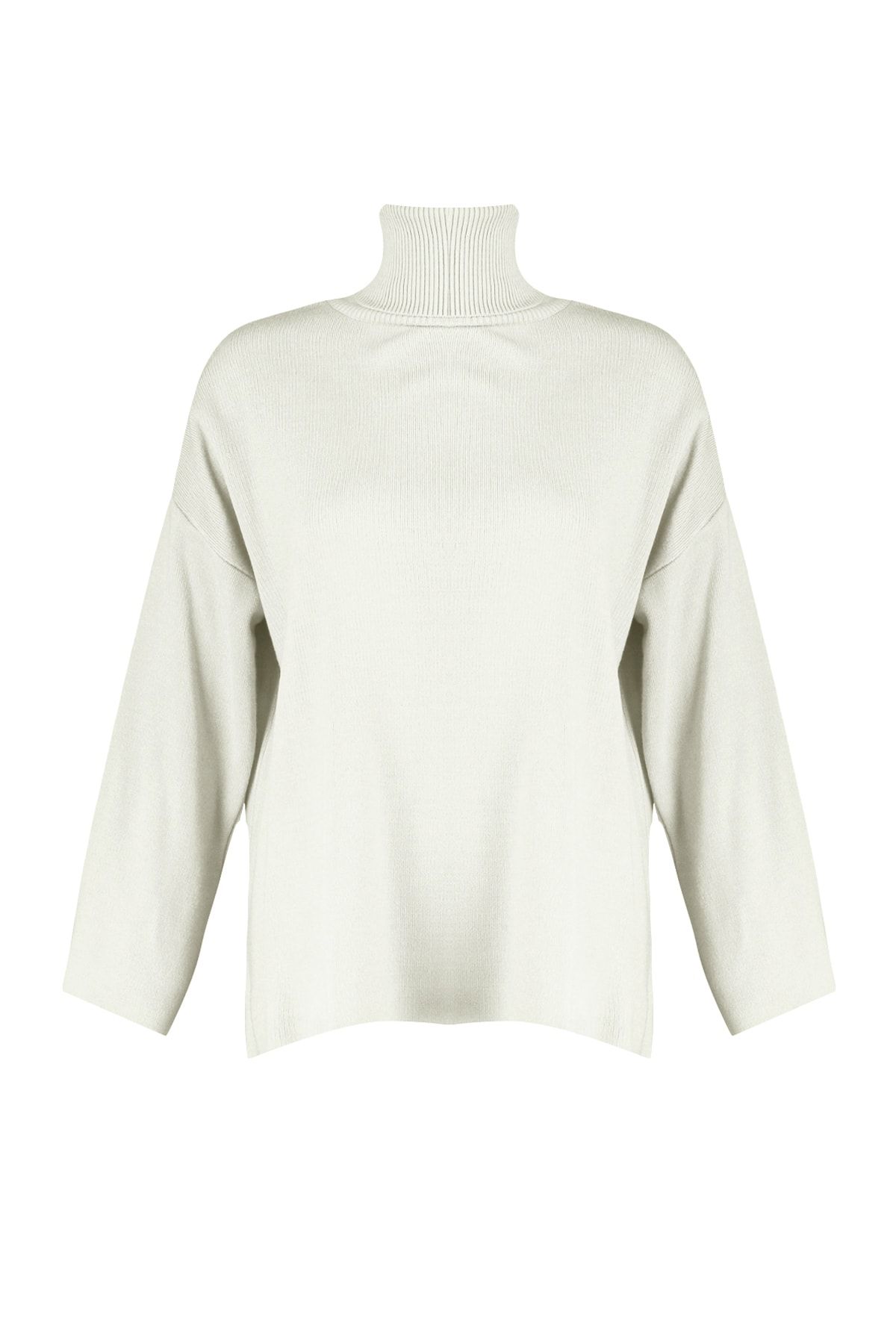Trendyol Collection-Weit geschnittener Strickpullover in Ecru – TWOAW23KZ00206 6