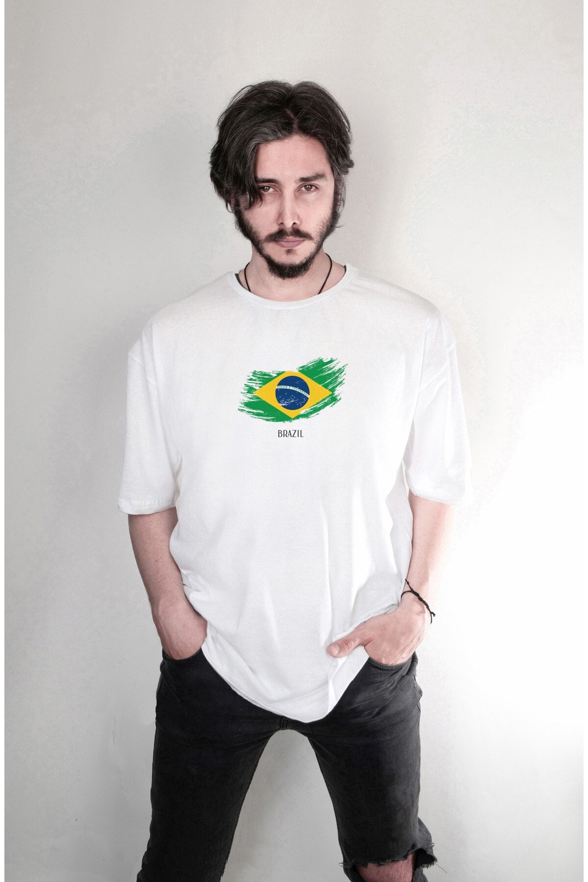 Brazil football discount t shirt