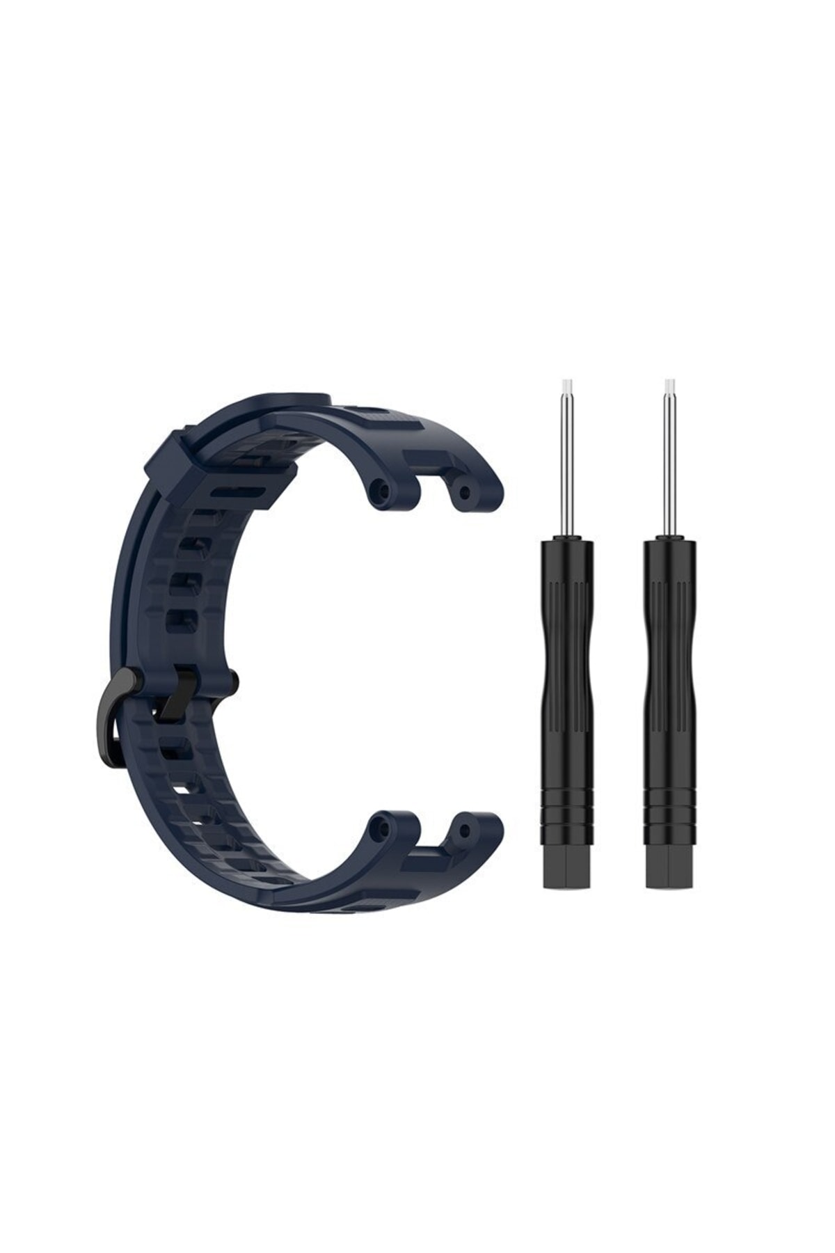Solitude Sports Professional Silicone Lanyard Navy Blue Compatible With Amazfit T-rex
