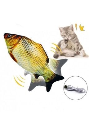 Kedi Oyuncağı Hareketli Şarjlı Peluş Balık P13568S6995