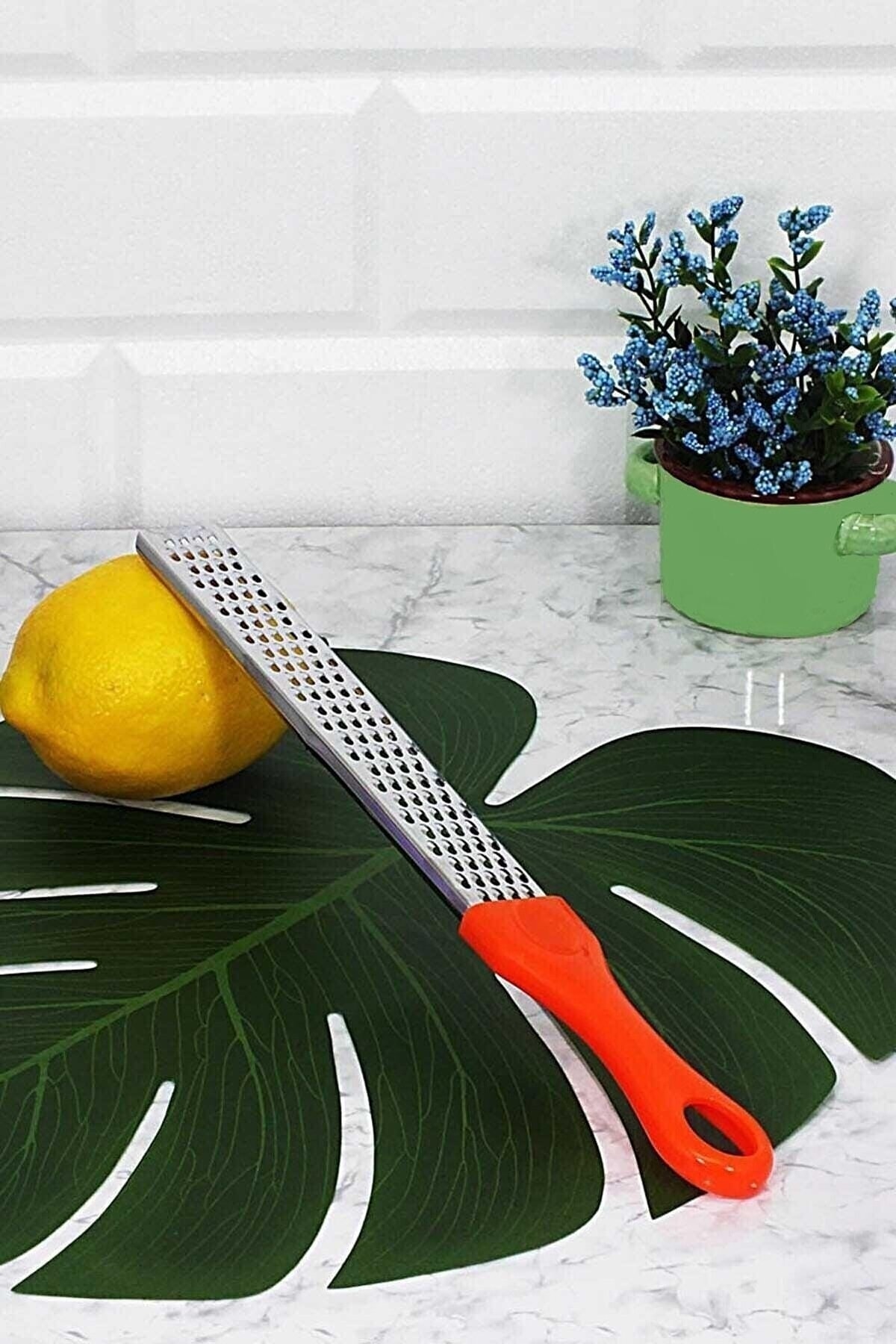 Lilya Home Renkli Saplı Limon Peynir Dilimleyicisi Uzun Rende
