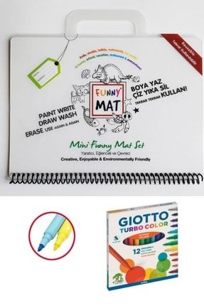 -funny Mat - Mini Set ( Travel Set) & Gietto 12lı Turbo Color 65bookinn85