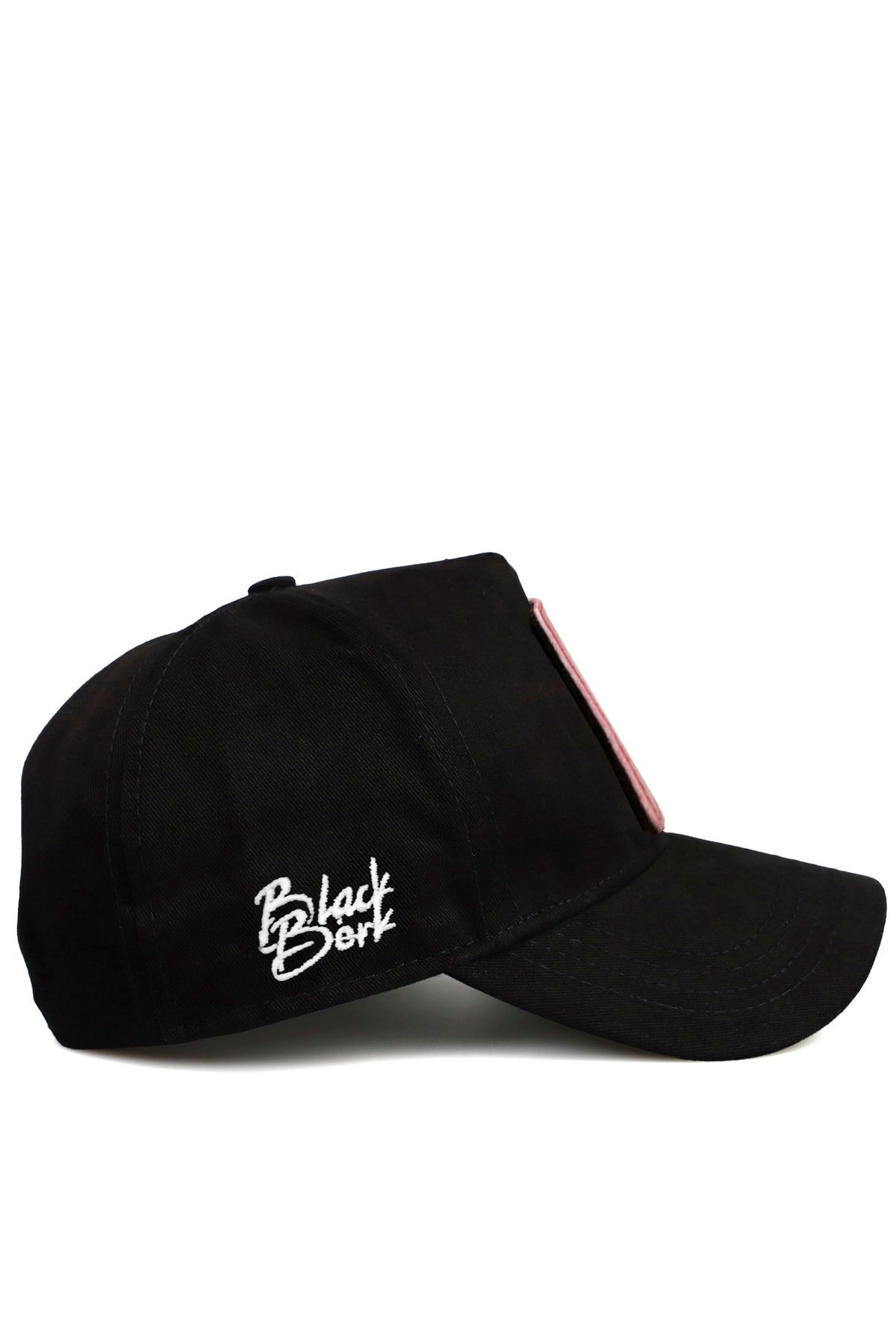 V1 Unisex Baseball Aslan2 Hayvan Logolu Siyah Cap Şapka