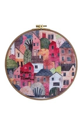 Dream Town Nakış Kasnak Pano DH283