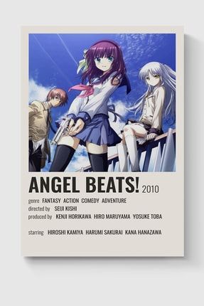 Angel Beats! Anime Info Card Bilgi Kartı Minimalist Poster TYC00501633378