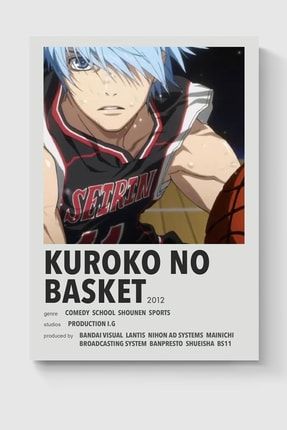 Kuroko No Basket Anime Info Card Bilgi Kartı Minimalist Poster DUOFG200758