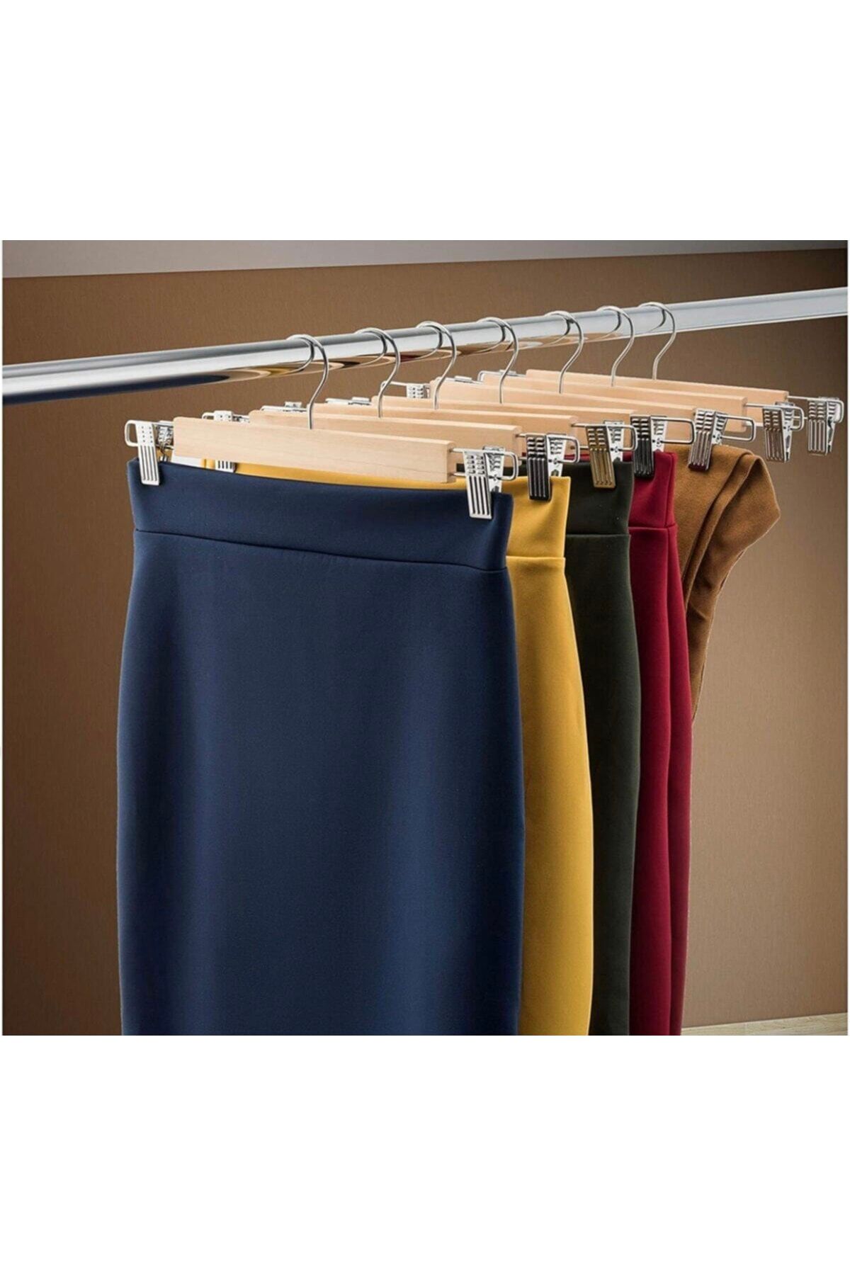 Skirt, Trouser, & Shirt Hangers for Women : Luxury Wooden Hangers