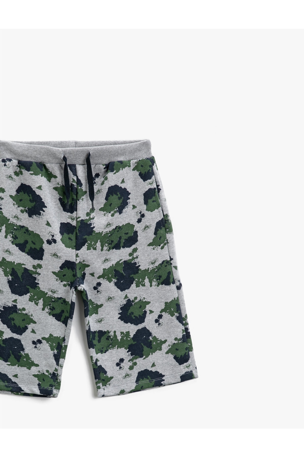 شورت و شلوارک پسرانه خاکستری کوتونKoton | 1YKB46419TK اورجینال - تصویر 3