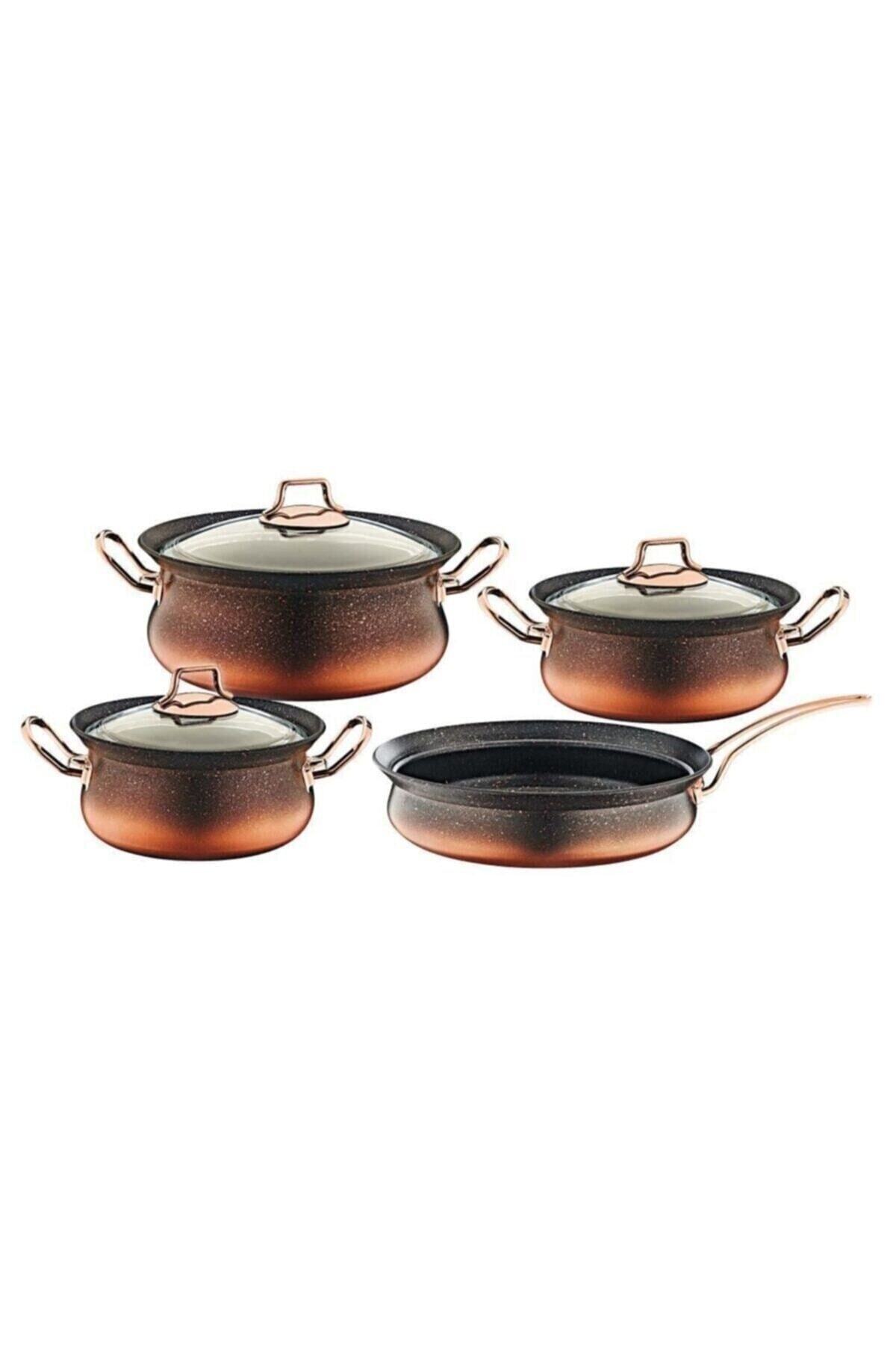 OMS - 3044 - Granite Bakrac 7 Piece Cookware Set Induction Base