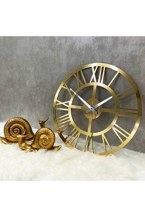 Dekoratif Aynalı Gold Pleksi Duvar Saati, Ev Dekarosyon Için, Güzel Şık Tasarım Eyks0100