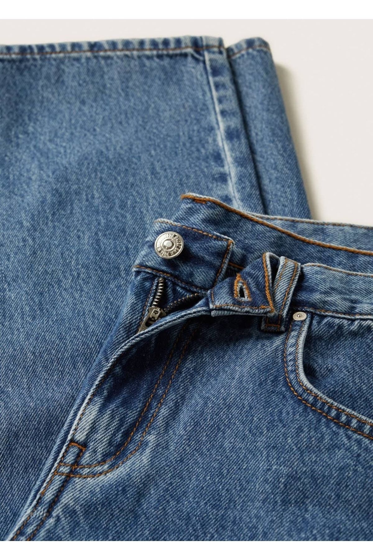 Düşük Belli Wideleg Jean