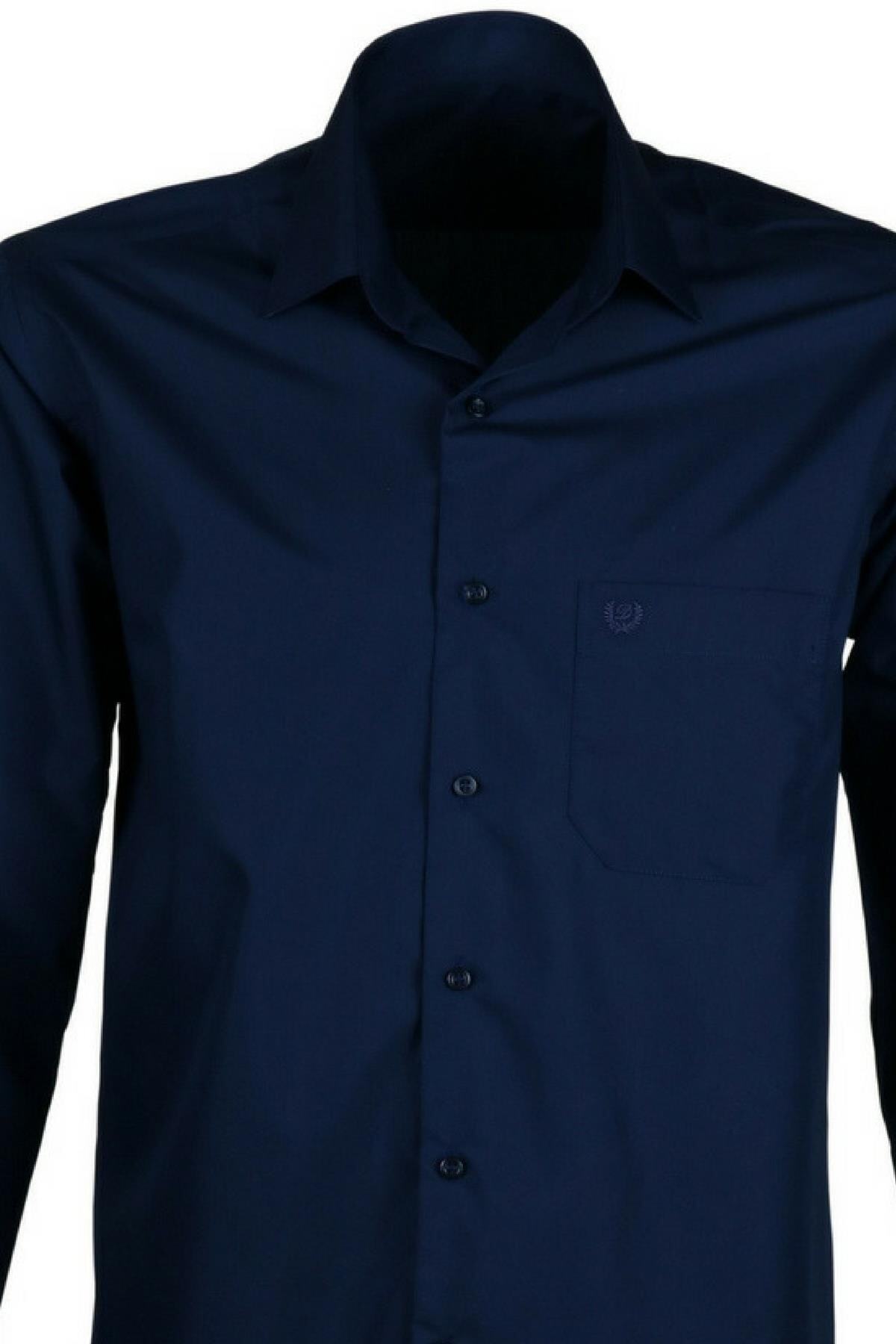Modarar-Men's Navy Blue Shirt - RAR00240 3