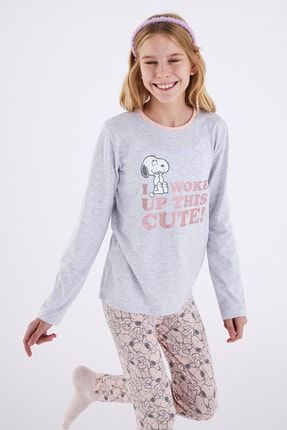 Teen Snoopy Cute Fam 2li Pijama Takımı PN00CF1S21SK-MIX