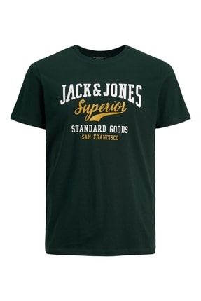 Jack Jones Logo Tee Ss O-neck 2 Col Erkek Beyaz Tshirt 12210819 TYC00513415396
