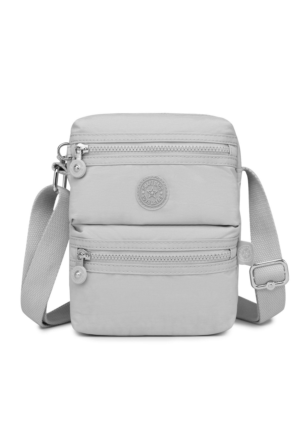 SMART BAGS Uniseks Postacı Çantası Krinkıl Kumaş 3112 A.gri