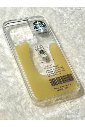 Iphone 11 Pro Uyumlu Starbucks Latte Sulu Desenli Telefon Kılıfı TLFNCYZ8514
