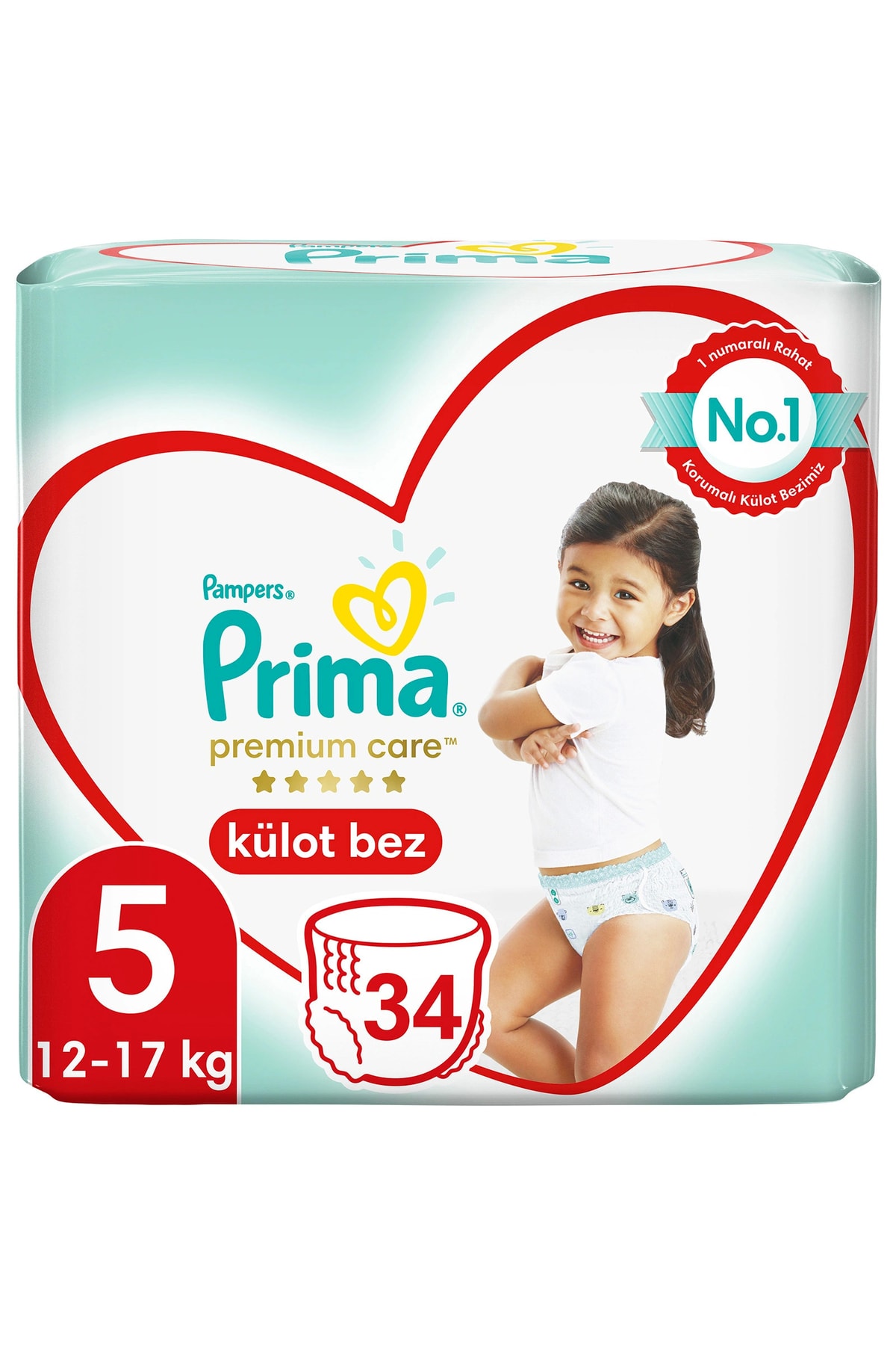 Prima Premium Care Külot Bez Junior 5 Beden Ikiz Paket 12-17 Kg 34 Adet