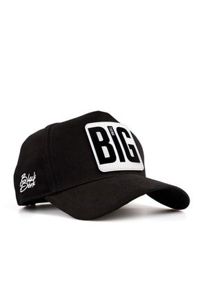 V1 Unisex Baseball Big Think57 Logolu Siyah Cap Şapka BBV1SYHFLSZSPK