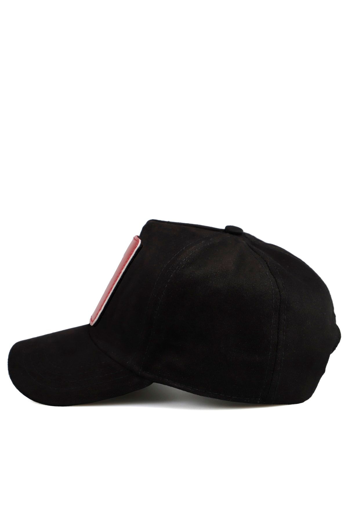 V1 Unisex Baseball Aslan2 Hayvan Logolu Siyah Cap Şapka