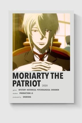 Moriarty The Patriot Anime Info Card Bilgi Kartı Minimalist Poster DUOFG200731