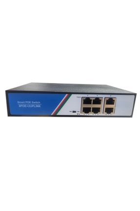 4 Port Poe 78w Switch 10/100 4 Poe 2 Uplink mnk-g0402fn