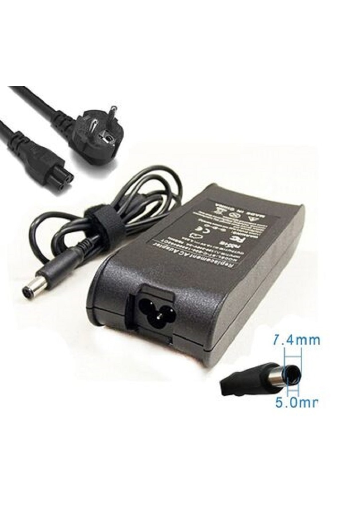 Dell Inspiron I14z Uyumlu 19.5v 4.62a Notebook Laptop Adaptör Şarj Aleti Geniş Iğne Uç 3