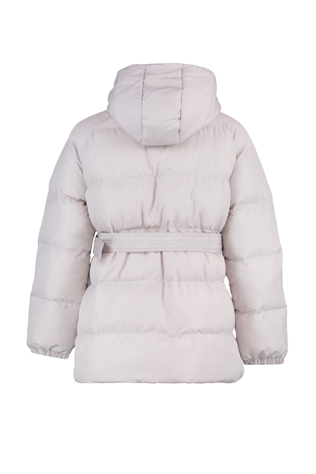 Trendyol Collection-Vízlepergető kabát kapucnival és övvel - TWOAW23MO00188 8
