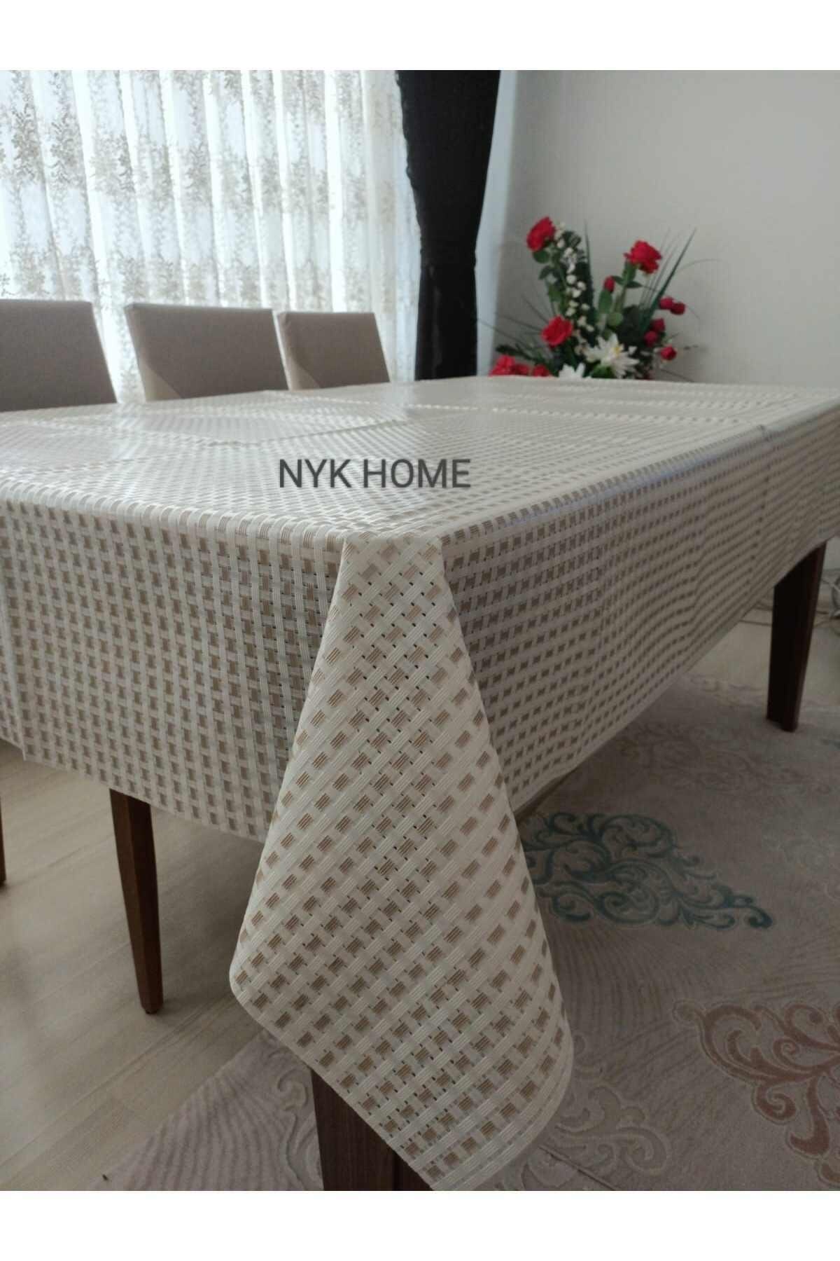 Wicker Pattern Luxury Pvc Wipeable Tablecloth All Colors And Sizes
