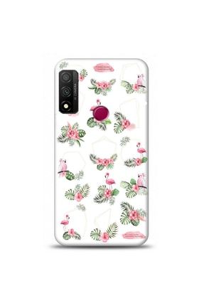 Huawei P Smart 2021 Uyumlu Flamingo Ve Çiçek Tasarımlı Telefon Kılıfı Y-flm33 rengeyik001175542