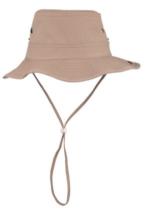 Arıcı Store Yazlık Katlanabilir Pamuk Orta Bej Renk Safari Şapka PY8071