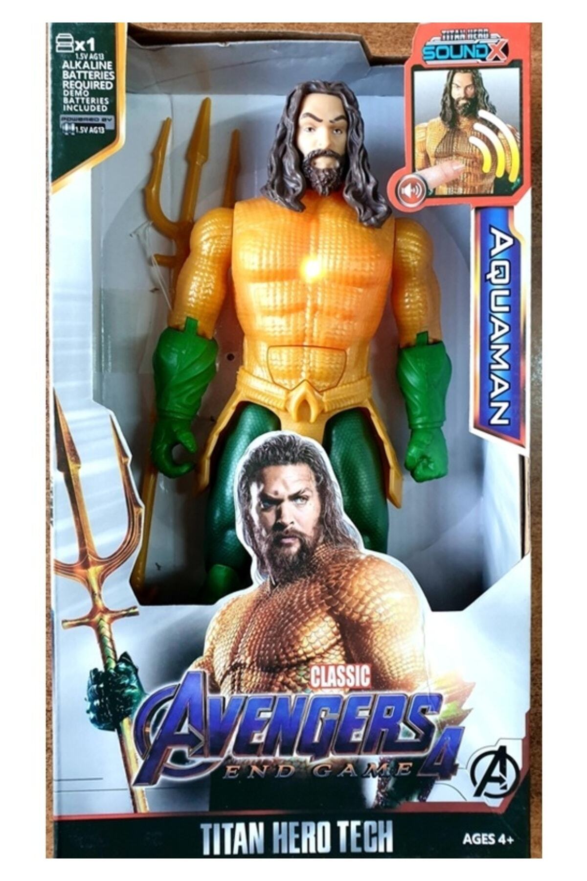 Marvel-Aquaman Akuamen 30 cm Toy Figure with Light and Sound - Boxed 1