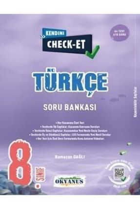 Lgs 8. Sınıf Kendini Check - Et Türkçe Soru Bankası PRA-6661179-9129