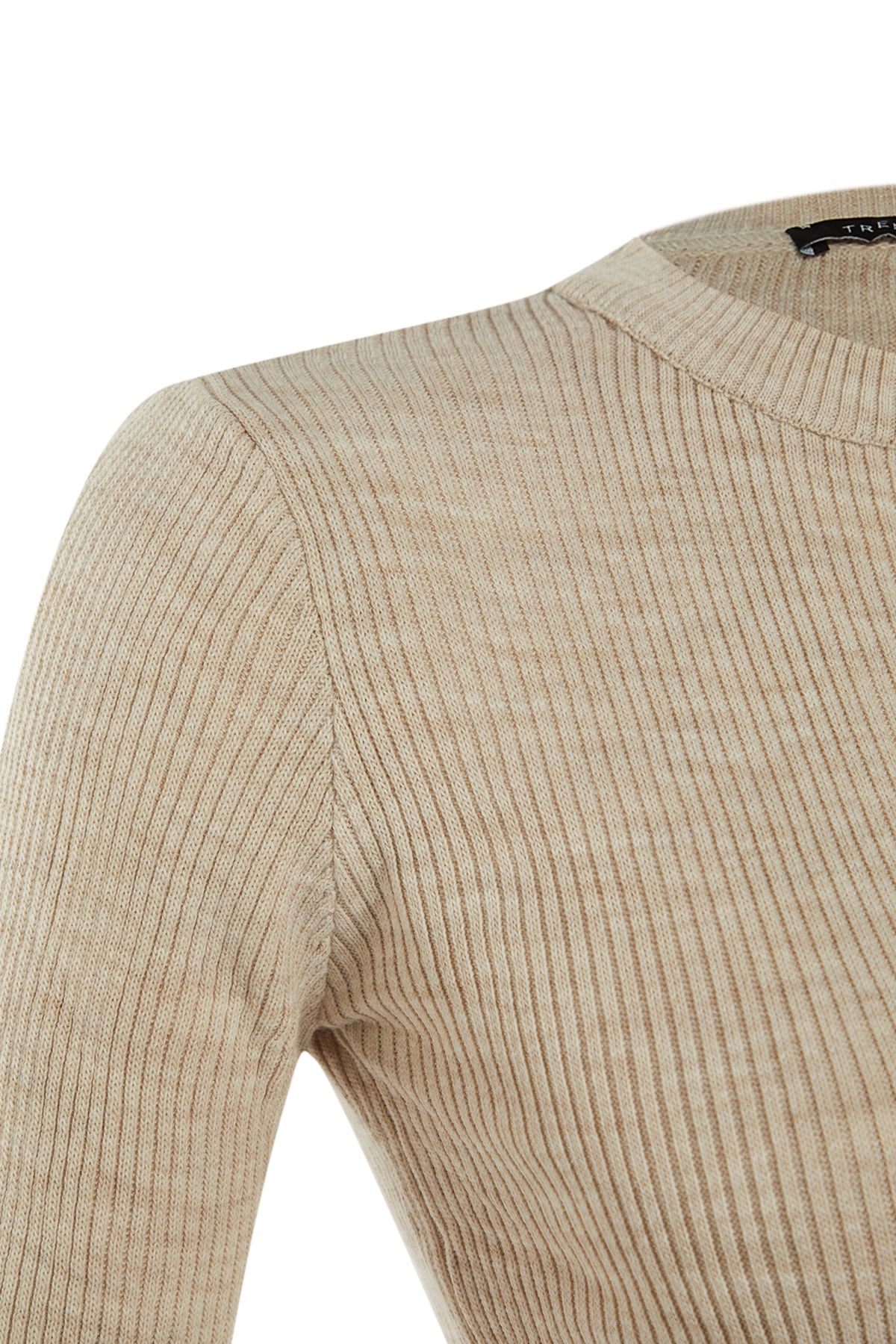 Trendyol Collection-Stone Basic vezetékes kötöttáru pulóver TWOAW22KZ1708 7