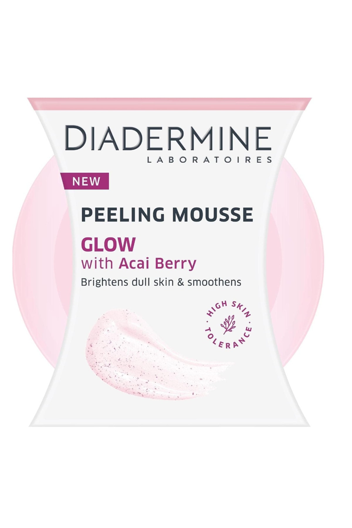 Diadermine Glow Anti Blackhead Perfect Smoothness With Acai Berry Peeling Mousse 75 Ml