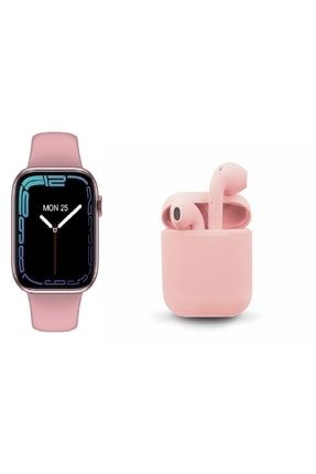 Watch 7 Series Smart Watch Akıllı Saat Ve I12 Kablosuz Bluetooth Kulaklık Iphone 7 Plus Uyumlu RW7IKL05