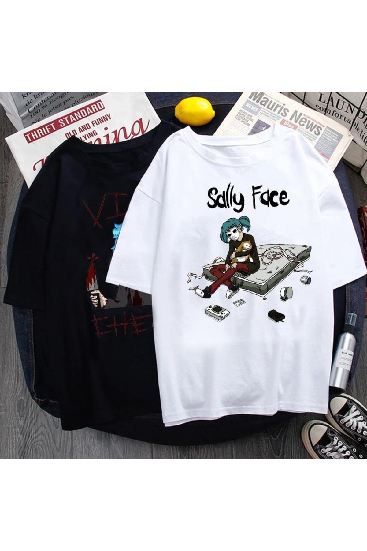GALASHOP Unisex Sally Face Tshirt Korku Oyunu Mod323 Fiyatı