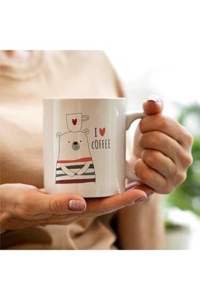I Love Coffee Baskılı Kupa Bardak / Mug hediyenzakup11148