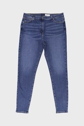 Judy Kadın Koyu Mavi Yüksek Bel Skinny Jean Pantolon C 4521-147