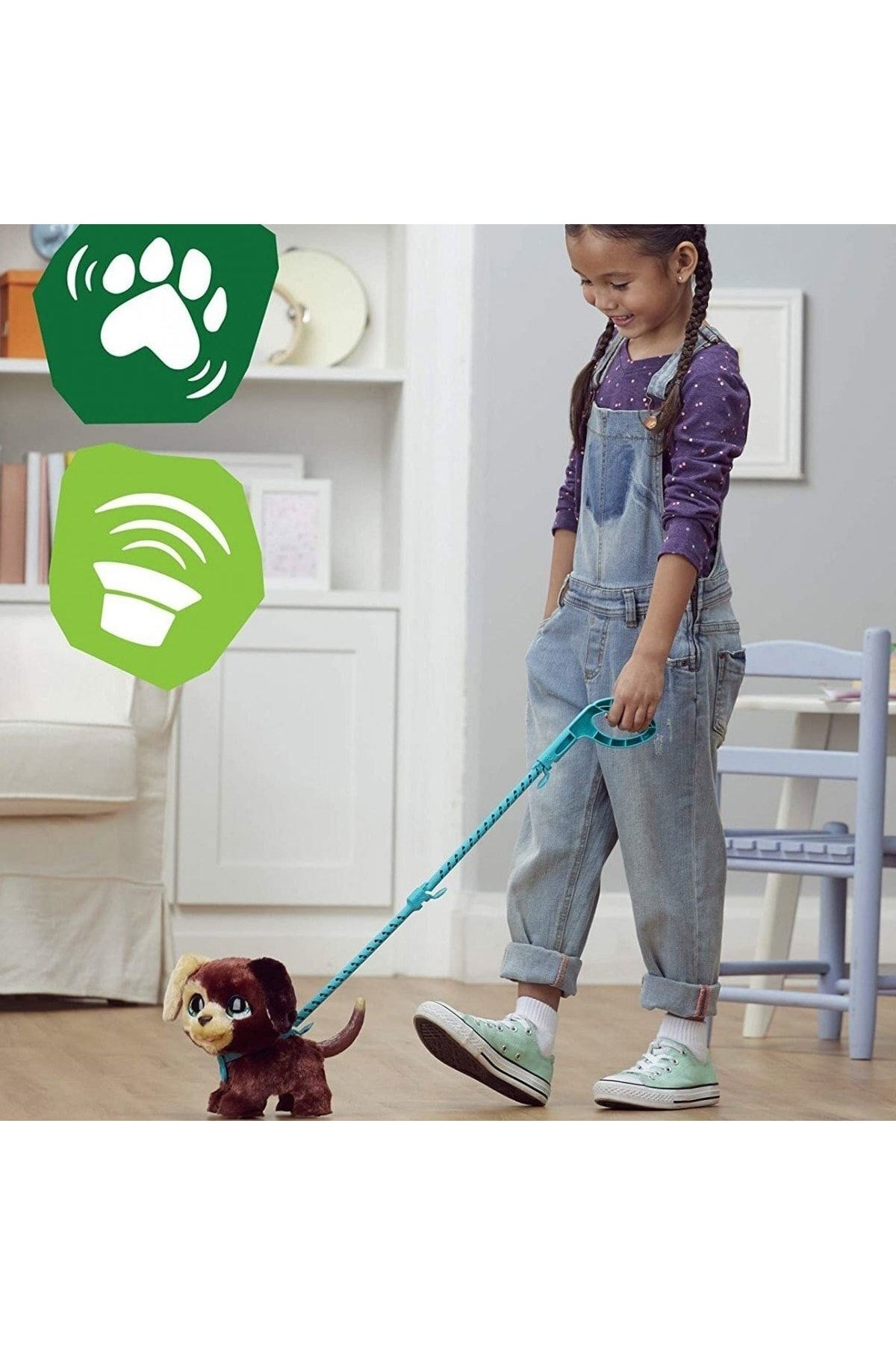 FurReal-Brown Dog E3504 - My Walking Friends Fur Real Fur 3