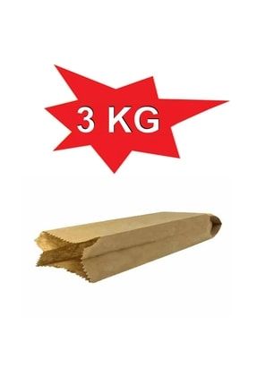 Kese Kağıdı Çizgili Şamua Kraft Dürüm 8x28 Cm 3 Kilo PAH1-B-KRA1A1-PKT-3