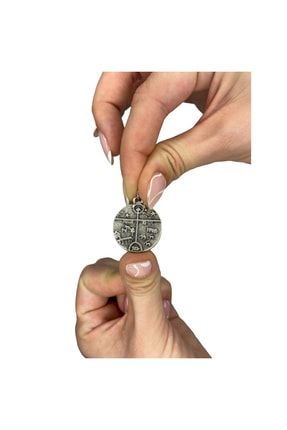 Şaman Davulu - Kam Davulu Erkek Kadın Kolye Antik Gümüş Kaplama - 60 Cm Düz Zincir RETRO1019