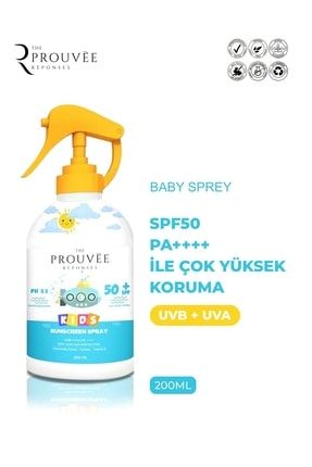 Baby Sun 50+ Spf Bebek Güneş Koruyucu Sprey 200 ml ProuveeBaby