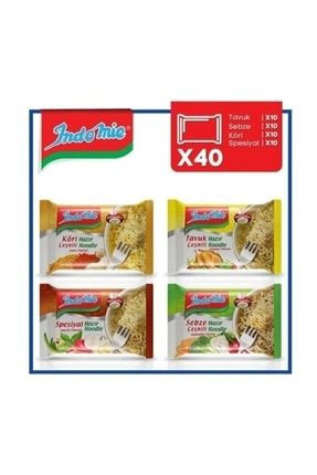 Indome 40'lı Noodle Paket Karma Koli Indomi40 Karma n4527545