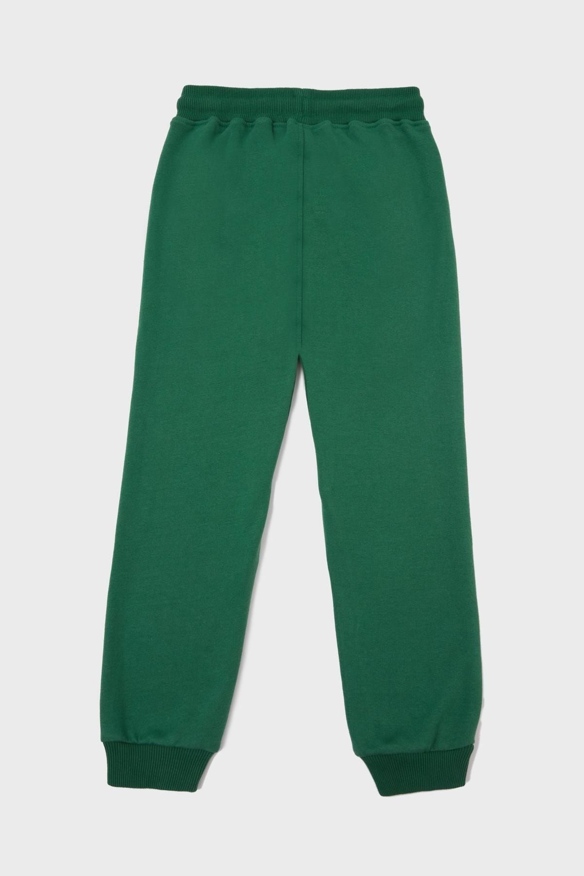 Boys green jogging bottoms on sale