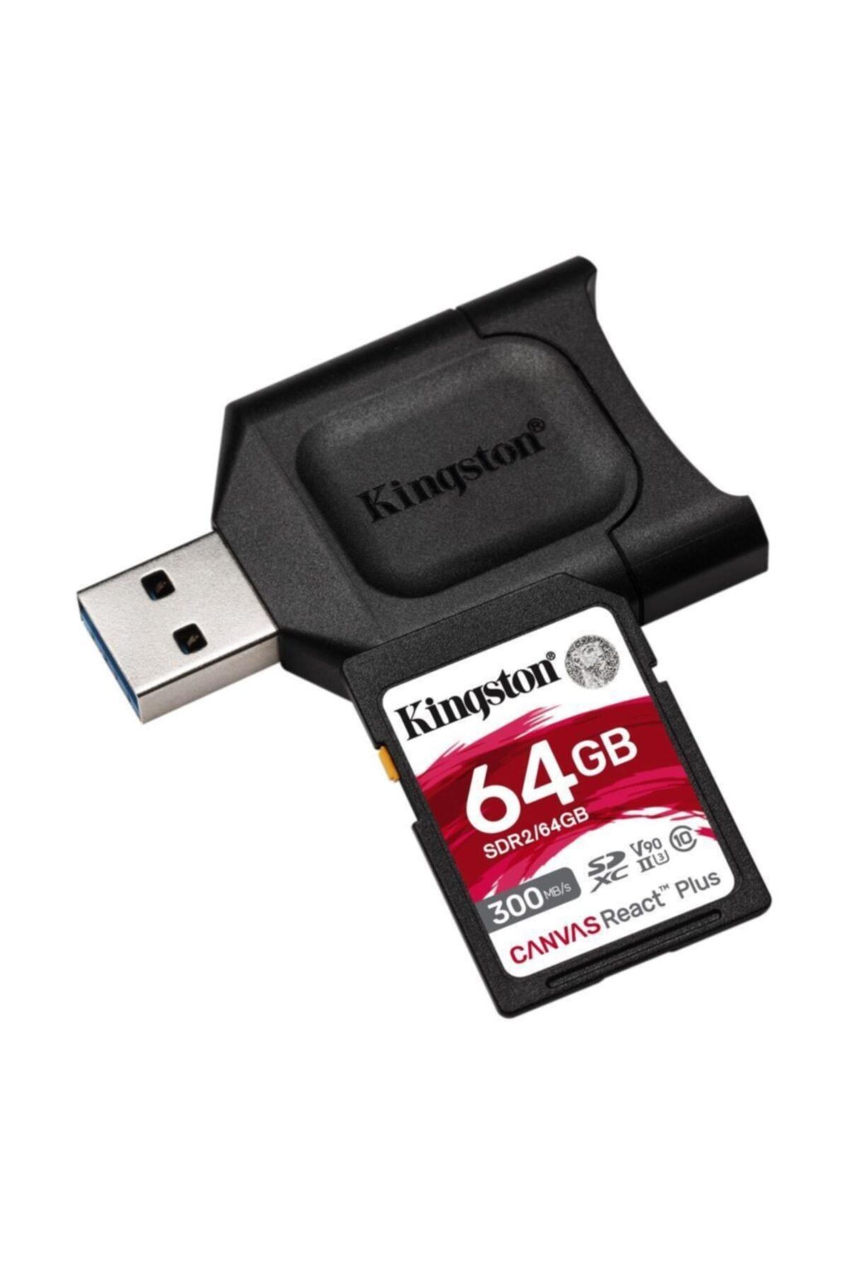 Kingston-64Gb Sd Memory Card and Reader Mlpr2 2