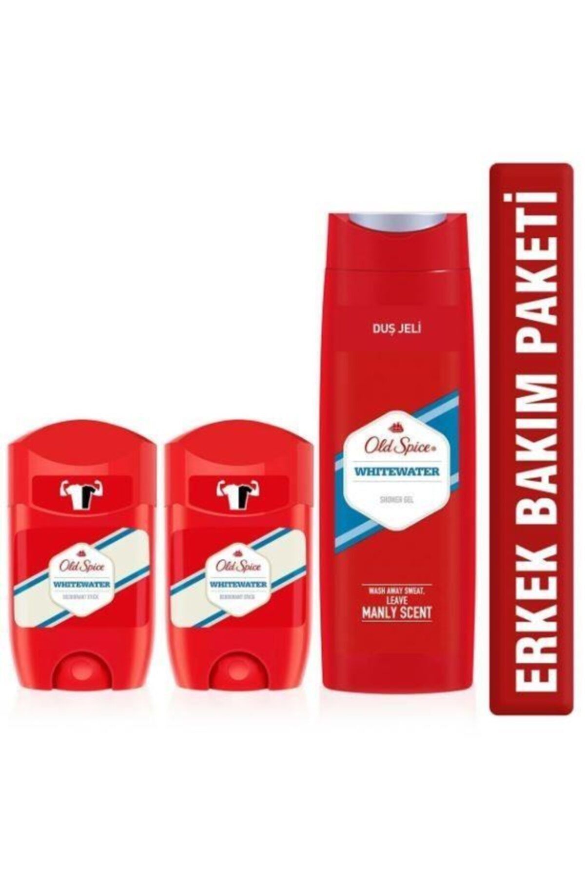 400 میلی لیتر دوش J + 50 میلی لیتر Deo Stickx2 White Water Old Spice