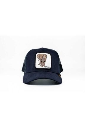 Unisex Lacivert Elephant Standart Şapka 101-0334-Navy